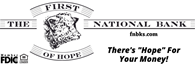 The First National Bank of Hope